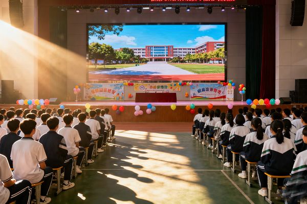 學(xué)校舞臺(tái)LED屏尺寸一般做多大合適？